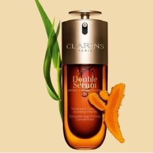 Clarins double serum hydric + Lipic system 1.7fl oz Brand new skincare